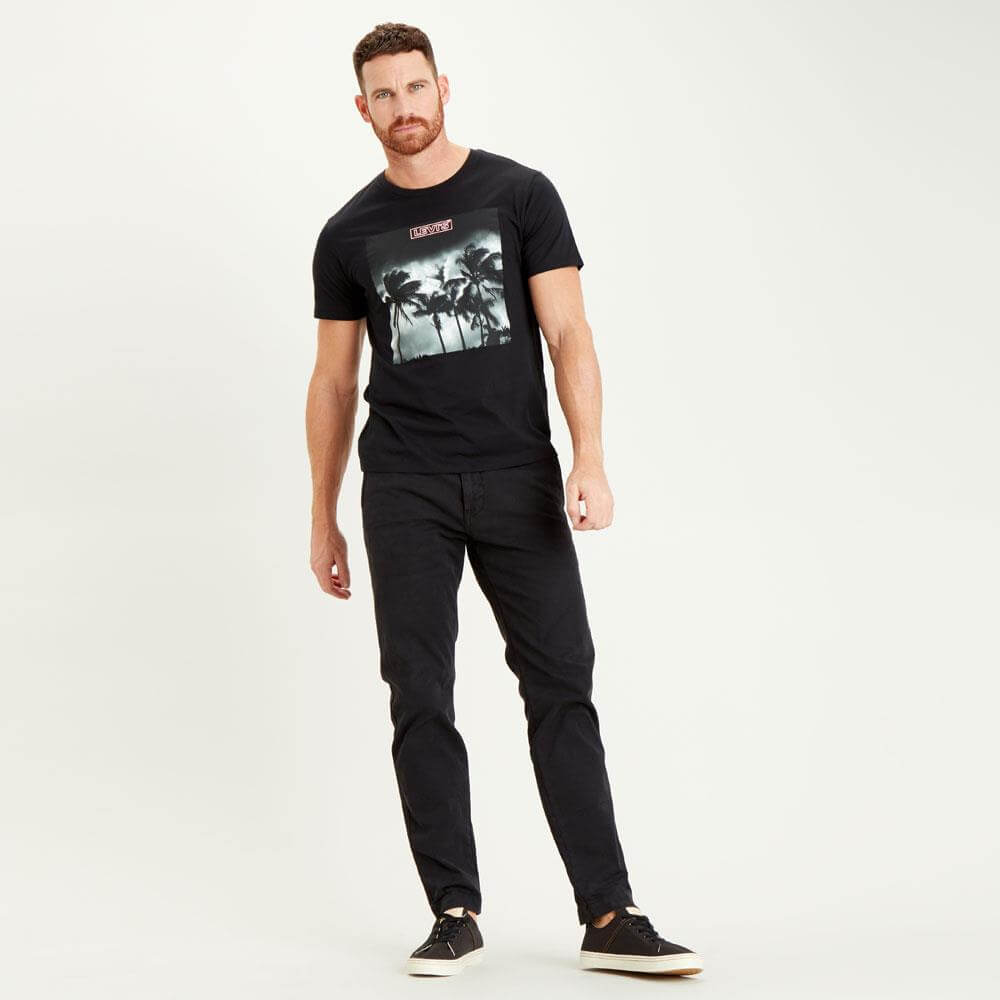 Levi's Black XX Standard Taper Chino Trousers
